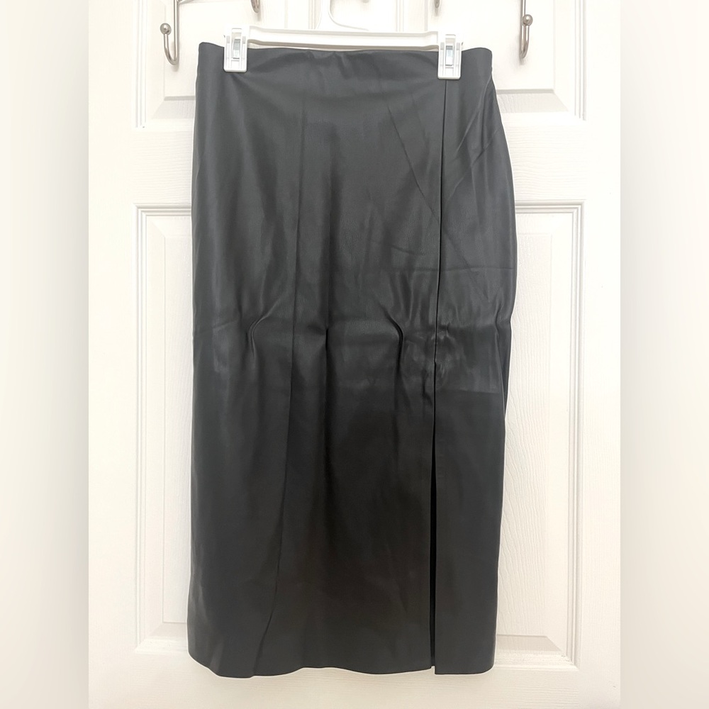 Express Black Midi Skirt